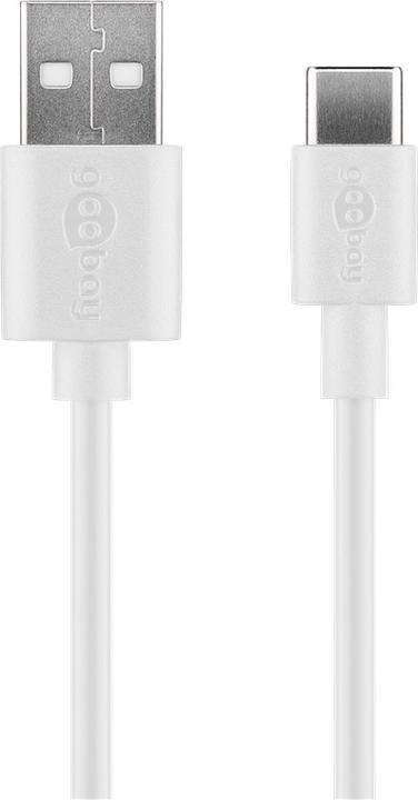 Immagine prodotto Goobay Caricabatterie USB-A Slim con Cavo USB-C (5 W)