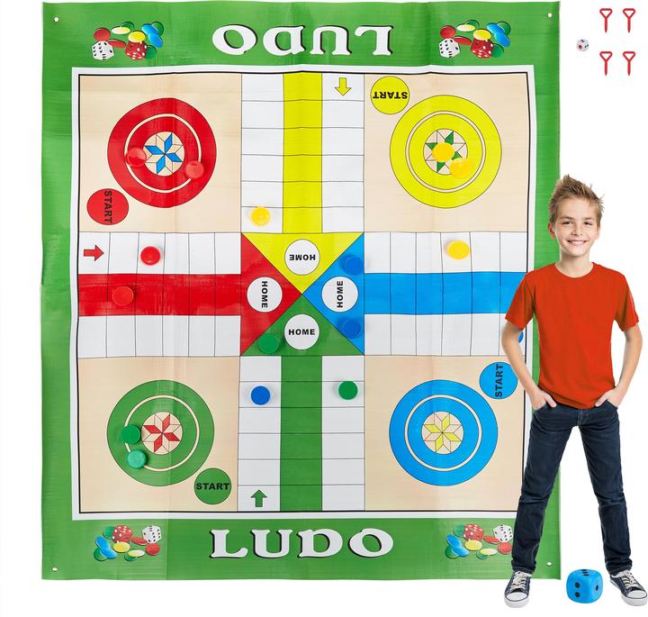 Immagine prodotto Relaxdays Ludo (180 x 160 x 10 cm)