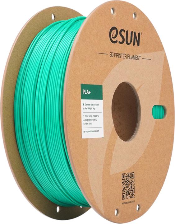 Actual product image eSUN PLA+ Jade Grün Filament 1.75mm 1Kg (PLA+, 1.75 mm, 1000 g, Green)