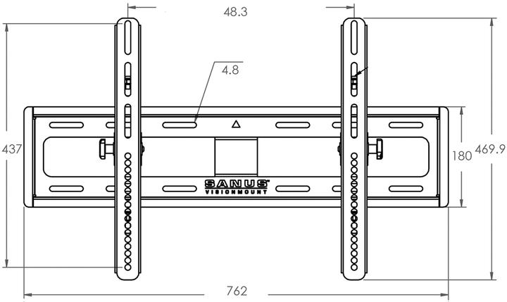 Actual product image Sanus Vmpl50a (Wall, 70", 68 kg)