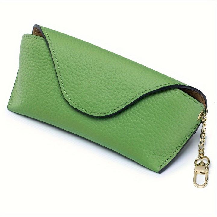 Only-Bags.Store Echtes Leder Brillentasche Magnetische Sonnenbrille Lesebrille Box Abdeckung Portable Brillenetui