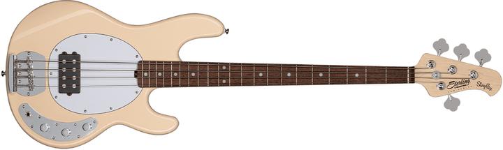 Actual product image Bass Guitar, S.U.B., StingRay RAY4, Vintage Cream (Electric bass, Basswood, Mahogany, Jatoba)