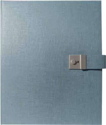 Actual product image Goldbuch Document folder Summertime blue-grey, 4-ring mechanism (1 x)
