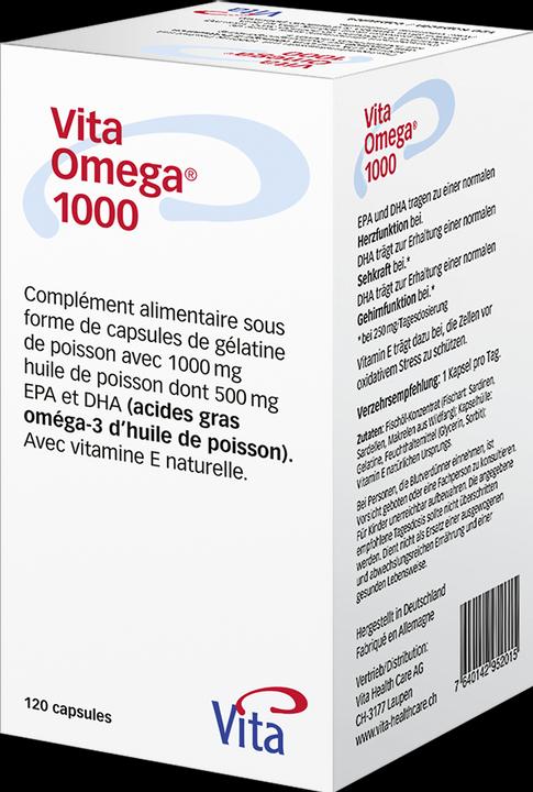 Valeurs nutritives et ingrédients Vita 1000 60 ou (1 pièce(s), Capsules, 224 g)