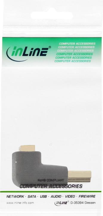 Actual product image InLine HDMI adapter male/female angled (Angle adapter)