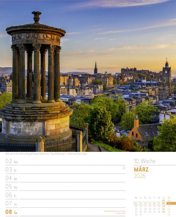 Actual product image Schottland - Zwischen Highlands und Hebriden - Wochenplaner Kalender 2026 (25 x 33 cm, Hardcover, German)