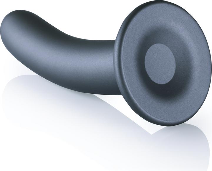 Image du produit Ouch! Smooth G-Spot Dildo - 7" / 17 cm - Gun Metal