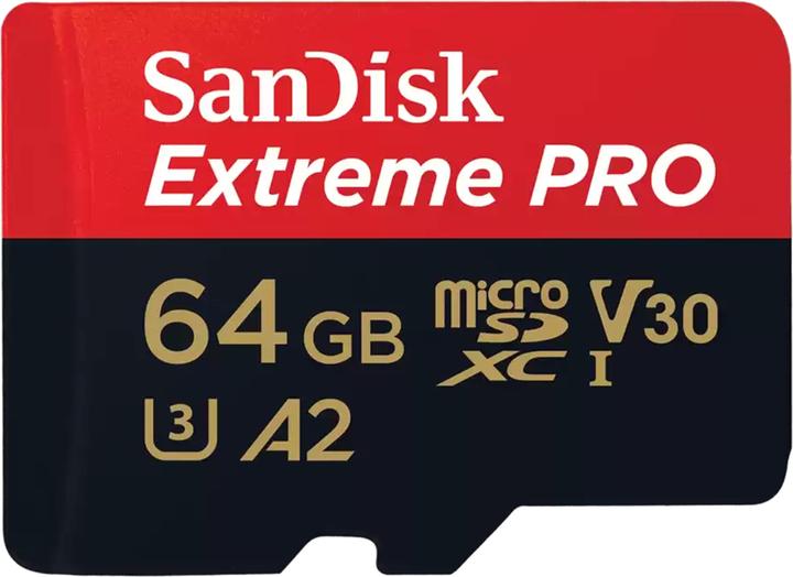 SanDisk Extreme PRO UHS-I V30 (64 GB, microSDXC, U3, UHS-I)