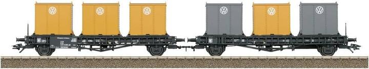 Produktbild Trix H0 24162 H0 Behältertransport-Doppelwagen der DB (Spur IV)