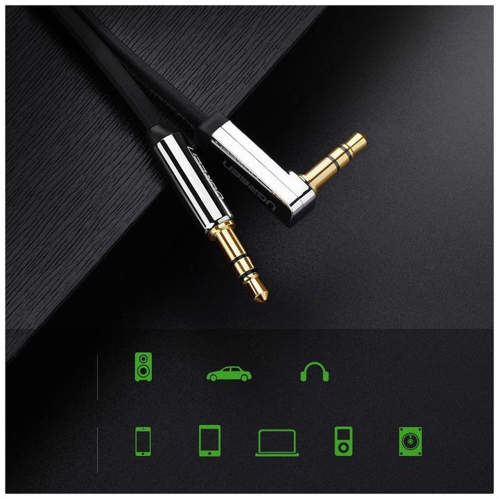 Actual product image Ugreen 3.5mm Klinke – 3.5mm Klinke (1 m, 3.5mm jack (AUX))