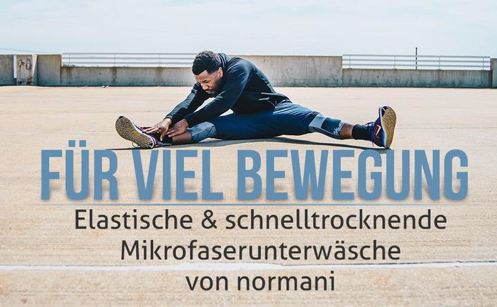 Produktbild Normani 6 Stück Mikrofaser-Boxershorts für Herren aus Nylon (XL, 6er Pack)