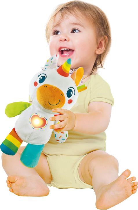 Actual product image Clementoni Baby - soft toy unicorn (27 cm)