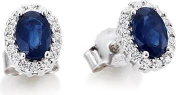 Actual product image Breuning EAR JEWELLERY - E.SAFIR/Brill. 0,208 Ct. H/si (750/18 K Gold)