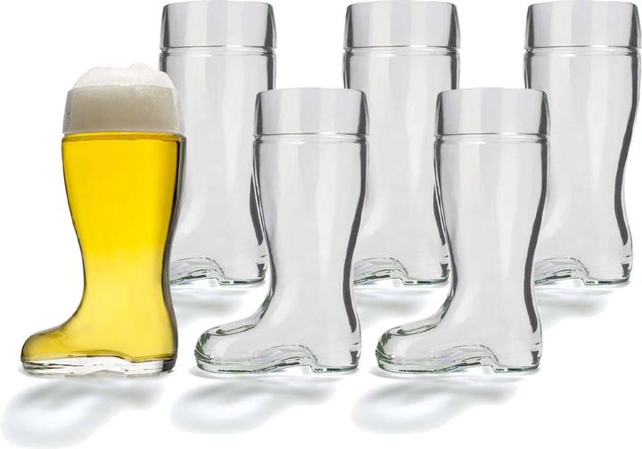 Productafbeelding Stölzle Laarzen met bierglazen (1 l, 6 x)