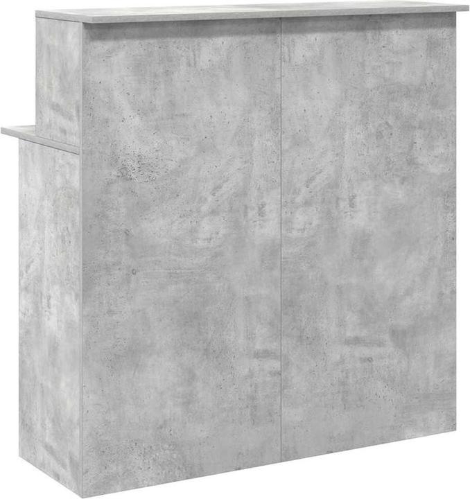 Image du produit VidaXL Comptoir d'accueil gris béton 100x50x103,5 cm Bois composite Comptoir d'accueil