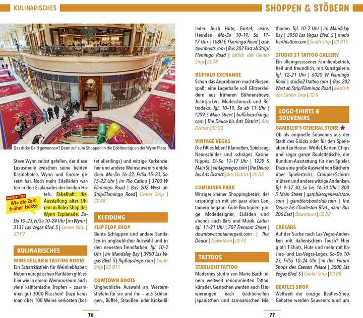 Produktbild Reiseführer Las Vegas (Deutsch, Karl Teuschl, Sabine Stamer, 2022)