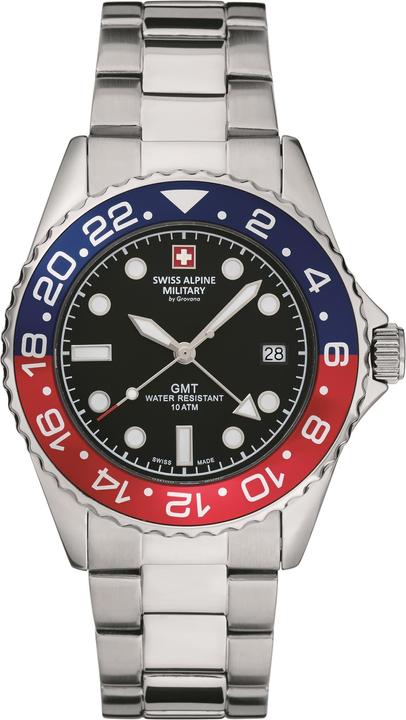 Produktbild Swiss Alpine Military MASTER DIVER GMT-Kollektion – Schweizer Quarzuhr (Swiss Made, 42 mm)