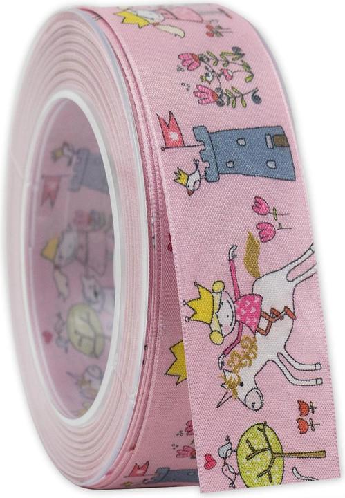 Actual product image Goldina Taffeta ribbon damsel printed (Gift ribbon, 1 x)
