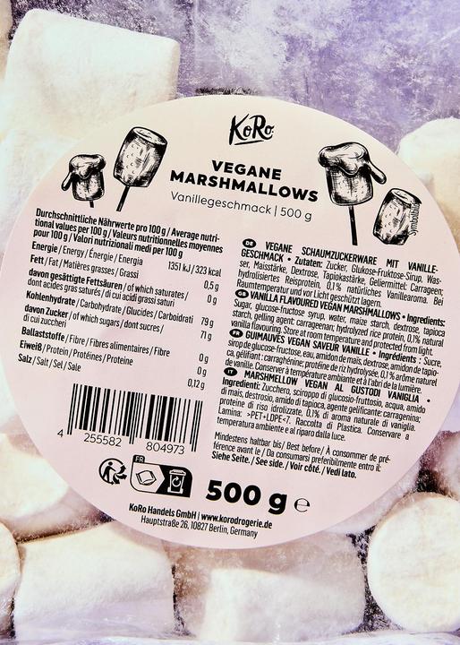 Produktbild KoRo Vegane Schaumzuckerware (1 Stk., 500 g)