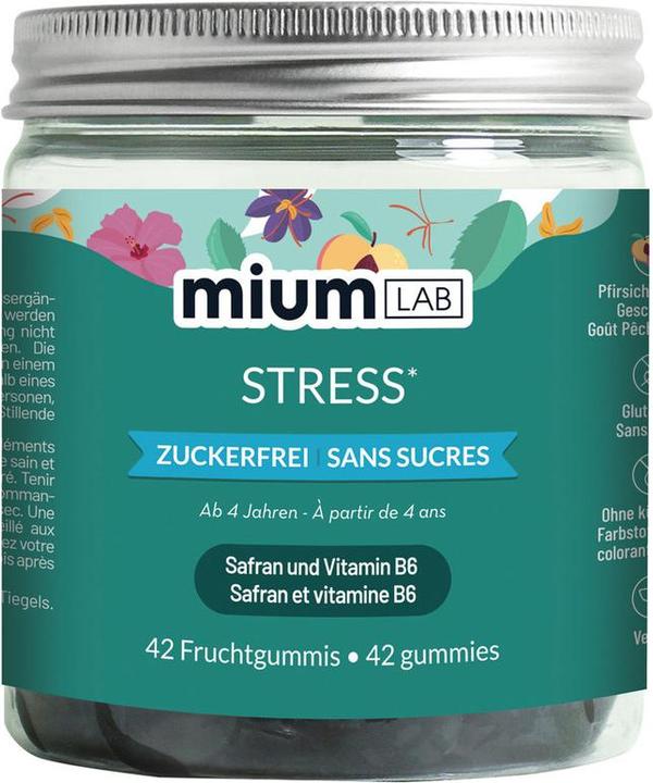 Produktbild Mium Lab Vitamingummis Stress (42 Stück, Gummies, 143 g)