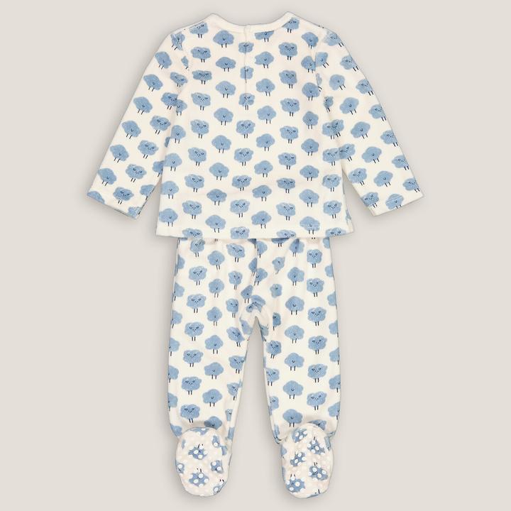 Produktbild La Redoute Collections 2-teiliger Samt-Pyjama mit Füssen (102)