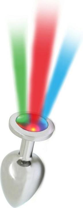 Image du produit Rimba Toys - Pisa - Butt Plug avec lumières LED - Argenté