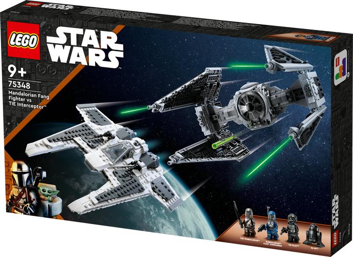 Produktbild LEGO Mandalorian Fang Fighter vs. Tie Interceptor (75348, LEGO Star Wars)