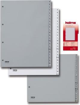 Kolma Register A4 strong A-Z 24-teilig grau