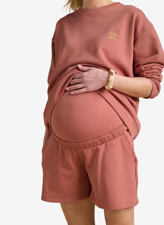 Produktbild Envie de Fraise Bio-Kollektion: Umstands-Set aus Sweatshirt COOL MOM & Sweatshorts (42)
