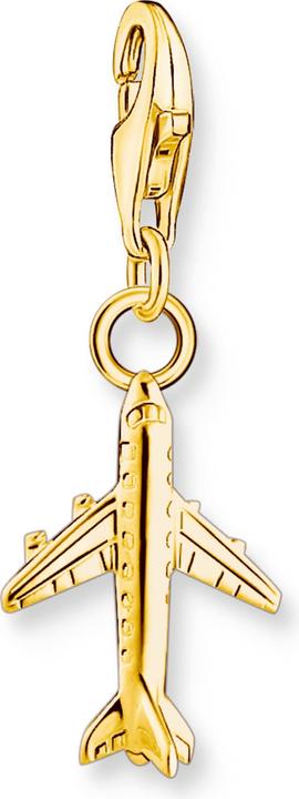 Produktbild Thomas Sabo Charm-Anhänger Flugzeug Vergoldet (925er Silber)