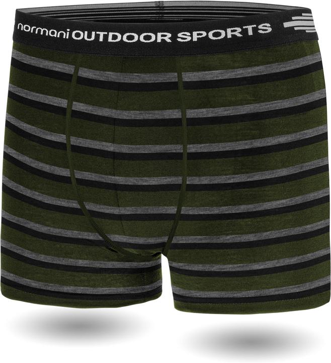 Produktbild Normani 2er Pack Herren Merino Boxershorts Unterhose - 7692 (S, 2er Pack)