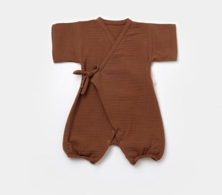 Actual product image BabyCosy Double Breasted short sleeved Romper (80)