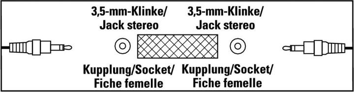 Produktbild Hama Audio-Adapter, 3,5-mm-Klinken-Kupplung Stereo (Audio Splitter)