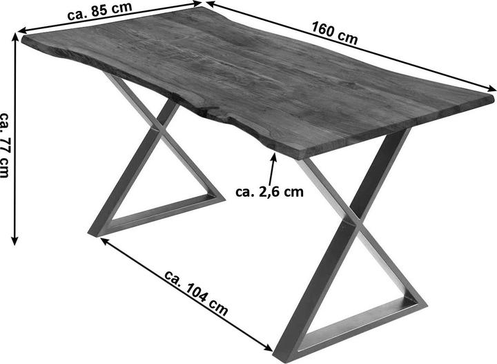 Actual product image SAM Kasimir (160 x 85 x 77 cm)
