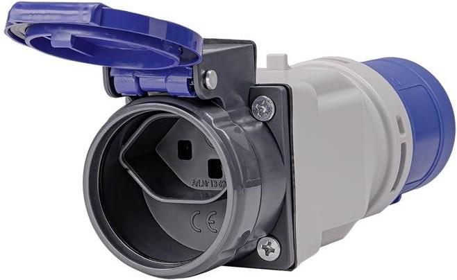 Actual product image Steffen Adapter plug CEE16/3 - T23 (CEE 16/3, Type 23)