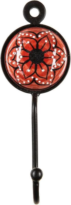 Tranquillo Wall Hook Hand Painted Red/Black