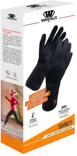 Actual product image Wantalis Heated under gloves black (S)
