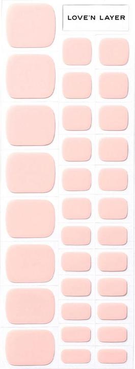 Love'n Layer Solid Toe Light Pink (Nagelkleber, Light Pink)