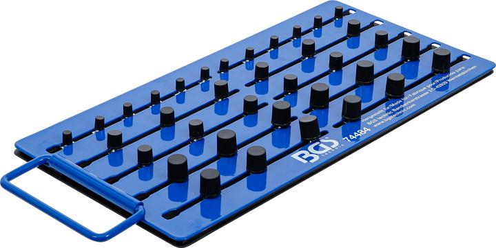 Actual product image BGS Magnetic Pegboard | with External Square | for 36 Sockets | 6.3 mm (1/4"), 10 mm (3/8"), 12.5 mm...