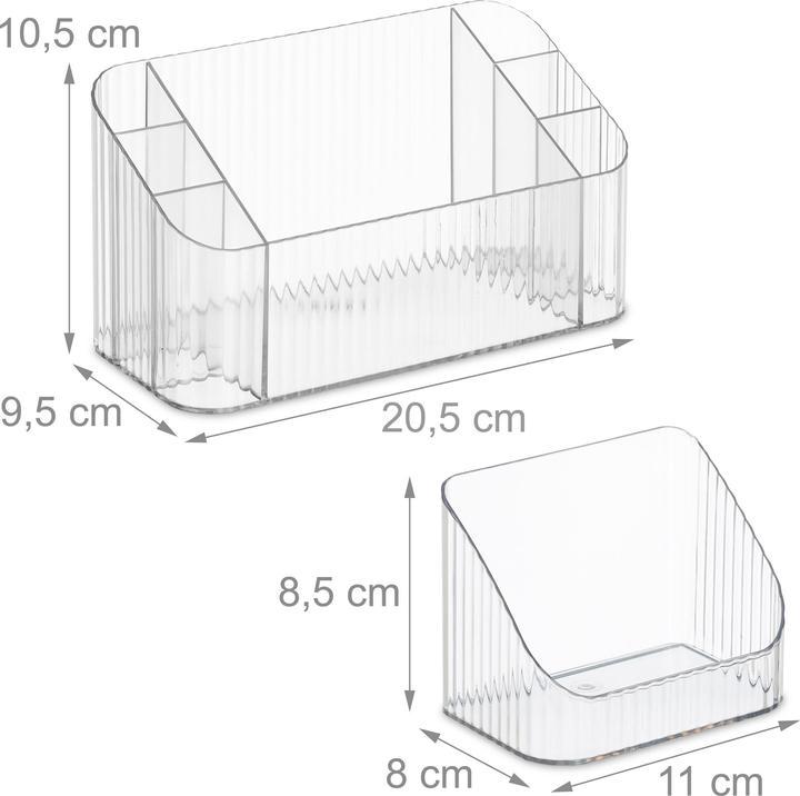 Produktbild Relaxdays 2x Kosmetik-Organizer