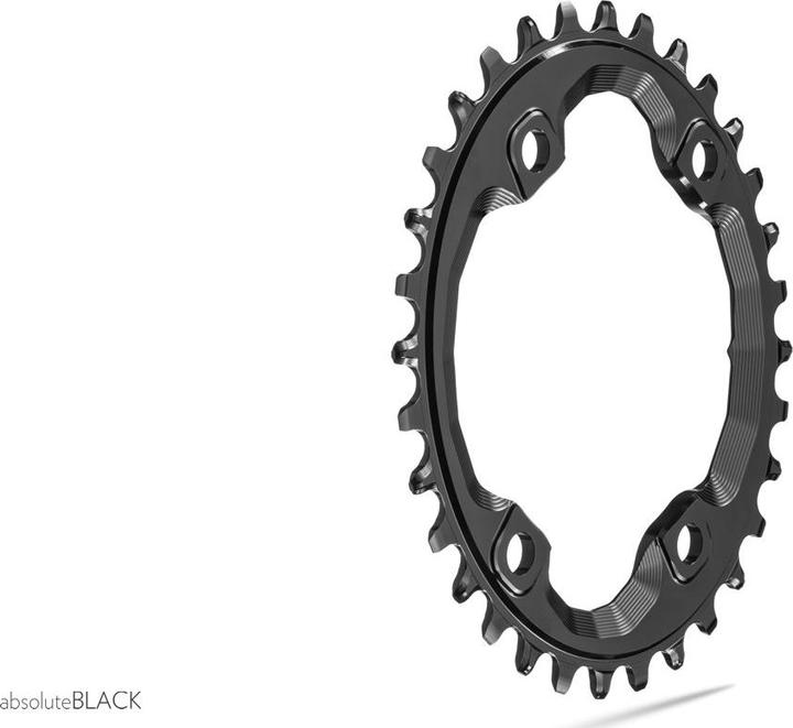 Immagine prodotto AbsoluteBLACK aBLACK MTB OVAL XT M8000/MT700 per catena SHIMANO HG+ 12 velocità solo NERO solo NERO (34)
