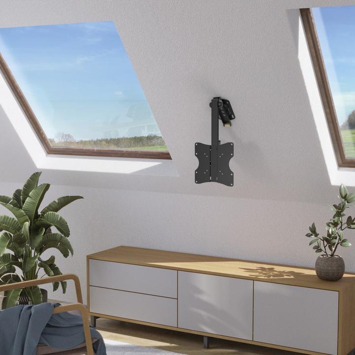 Image du produit Hama Support TV pour plafond, orientable, réglable en hauteur, 117 cm (46") jusqu'à 20 kg (Toit, 46", 20 kg)