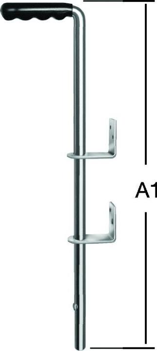 Produktbild Vormann Tor-Bodenschieber, mit Führungswinkel,500mm, ER, rostfrei