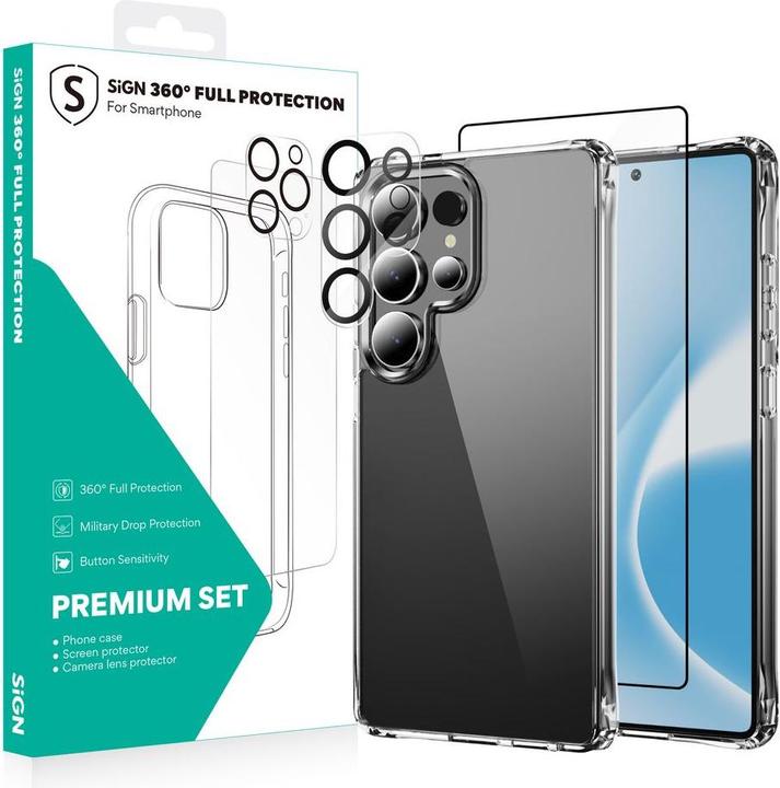 Produktbild SIGN 360 Complete Protection Package for Samsung Galaxy S25 Ultra (Samsung Galaxy S25 Ultra)