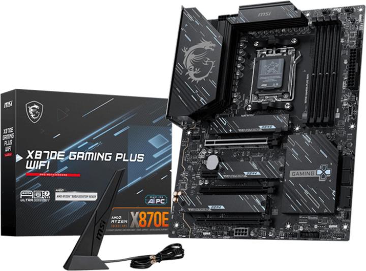 Produktbild MSI X870E GAMING PLUS WIFI (AM5, AMD X870E, ATX)