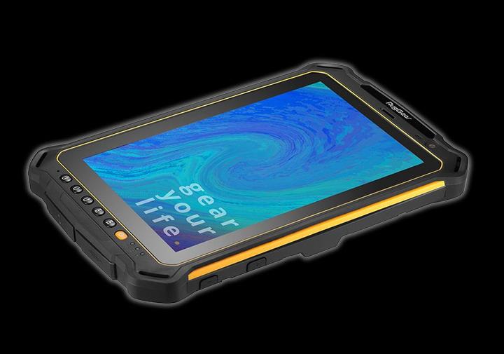 Actual product image Rug Gear Rg910 (4G, 8", 32 GB, Black, Yellow)
