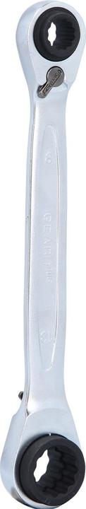 Actual product image KS Tools 4 in 1 double ratchet ring spanner. 8x10x12x13mm (13 mm, 12 mm, 10 mm, 8 mm)