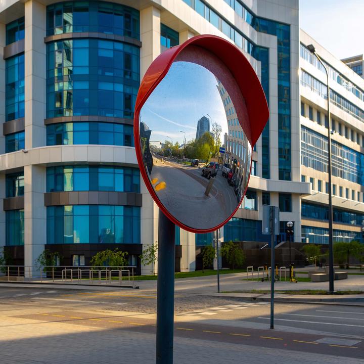 Immagine prodotto Wiltec Specchio di sicurezza 80cm specchio del traffico specchio panoramico specchio di sorveglianza
