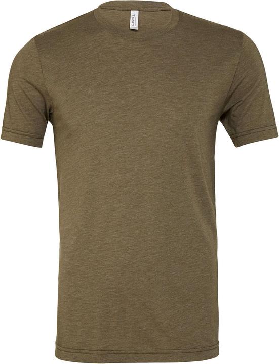 Actual product image Bella Canvas Canvas Triblend Crew Neck T-Shirt / Mens Short Sleeve T-Shirt (XS)