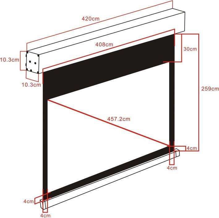 Produktbild Multibrackets M Motorized Projection Screen 400x225 (180", 16:9)